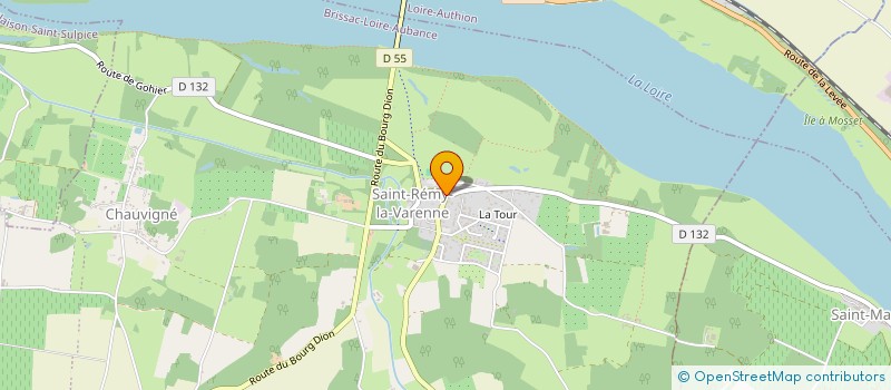 localisation de l'entreprise SCI PERLE à BRISSAC LOIRE AUBANCE