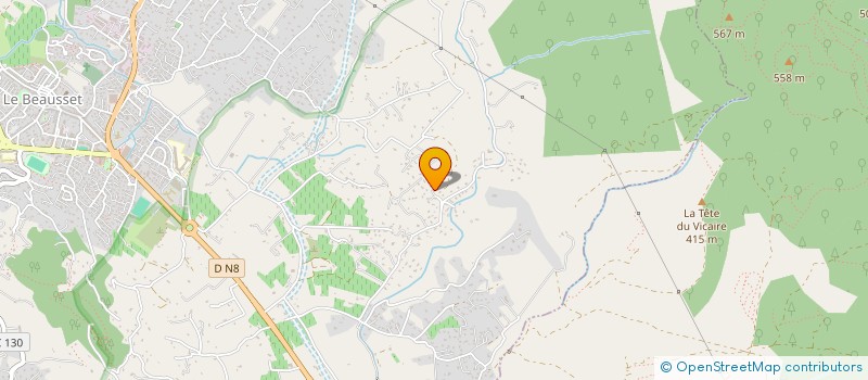 localisation de l'entreprise SCI PERLE  LE BEAUSSET