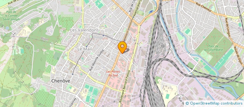 localisation de l'entreprise SCI PERLE BRILLANTE à CHENOVE