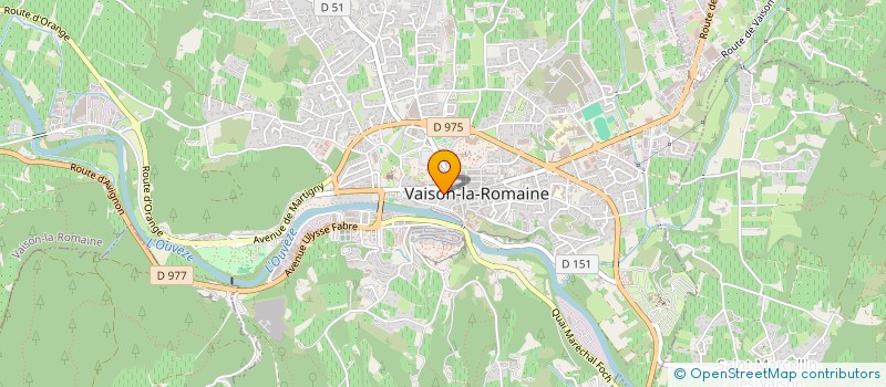 localisation de l'entreprise SCI PERLE D'O  VAISON-LA-ROMAINE