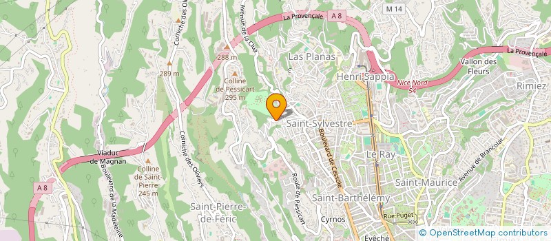 localisation de l'entreprise SCI PERLE DE FRANCE à NICE