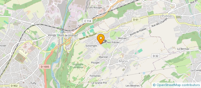 localisation de l'entreprise SCI PERLE PRECIEUSE  MARIN