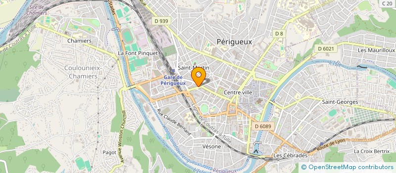 localisation de l'entreprise SCI PERLEBLOND à PERIGUEUX