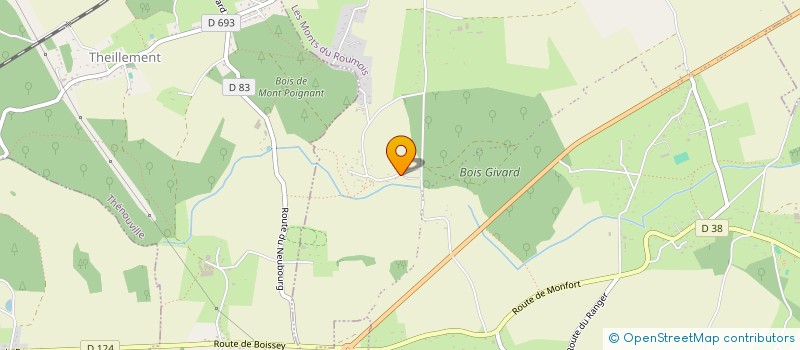 localisation de l'entreprise SCI PERLIFOIN  LES MONTS DU ROUMOIS