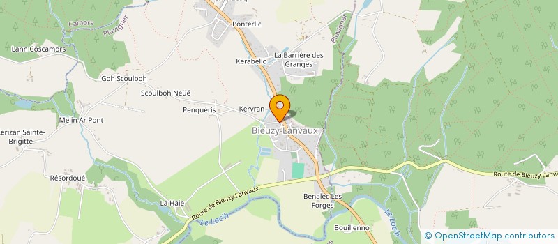 localisation de l'entreprise SCI PERLIMPINPIN  PLUVIGNER