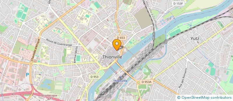 localisation de l'entreprise SCI PERLIN PINPIN à THIONVILLE