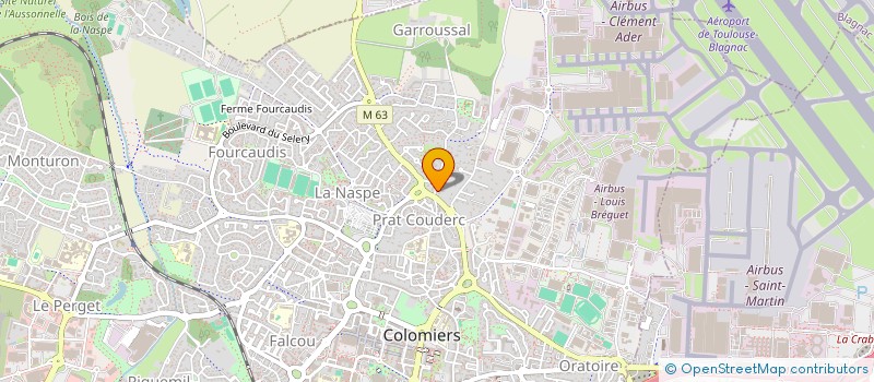 localisation de l'entreprise SCI PERLIN'S à COLOMIERS
