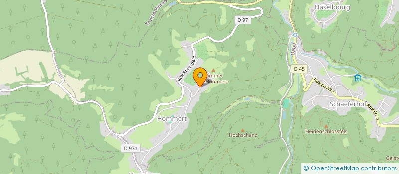 localisation de l'entreprise SCI PERLINE  HOMMERT