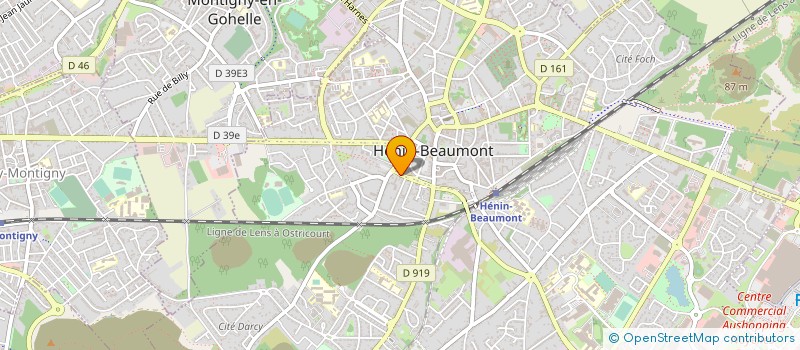 localisation de l'entreprise SCI PERLOU  HENIN-BEAUMONT