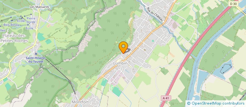 localisation de l'entreprise SCI PERMANGANAT  LUMBIN