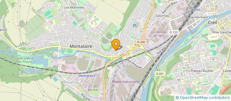 localisation de l'entreprise SCI PERMOR  MONTATAIRE