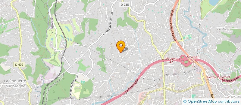 localisation de l'entreprise SCI PERN  MOUGINS