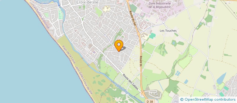 localisation de l'entreprise SCI PERNET à SAINT-GILLES-CROIX-DE-VIE