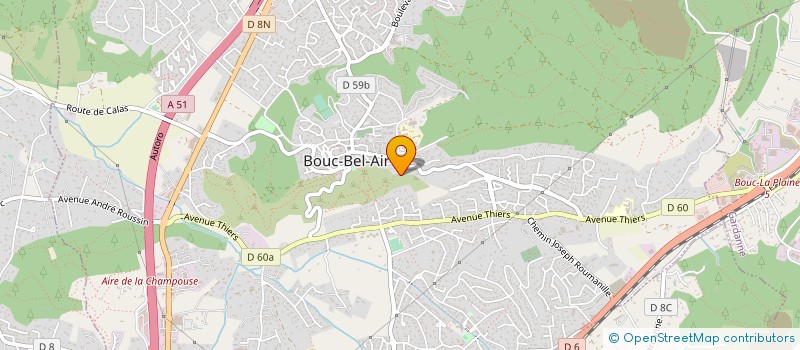 localisation de l'entreprise SCI PERNICI à BOUC-BEL-AIR