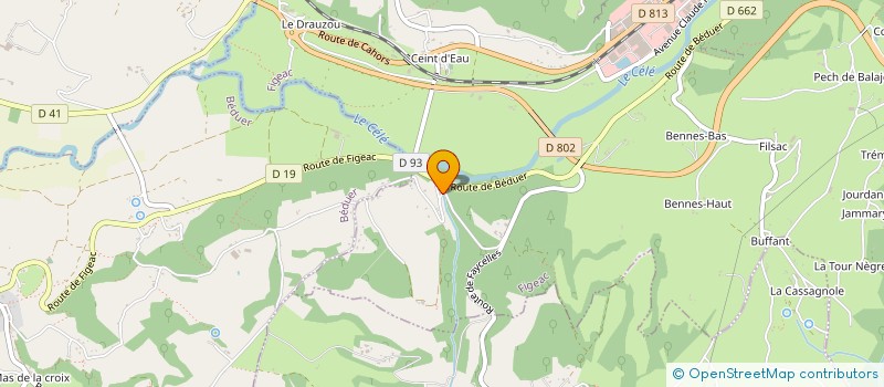 localisation de l'entreprise SCI PERNIER DELPECH  FIGEAC