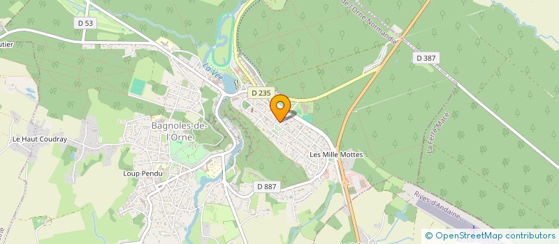 localisation de l'entreprise SCI PERNIN POINTU à BAGNOLES-DE-L'ORNE-NORMANDIE