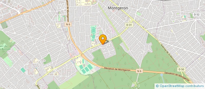 localisation de l'entreprise SCI PERNINGER à MONTGERON