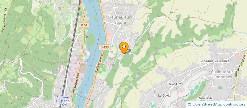 localisation de l'entreprise SCI PERNOT  FLEURIEU-SUR-SAONE