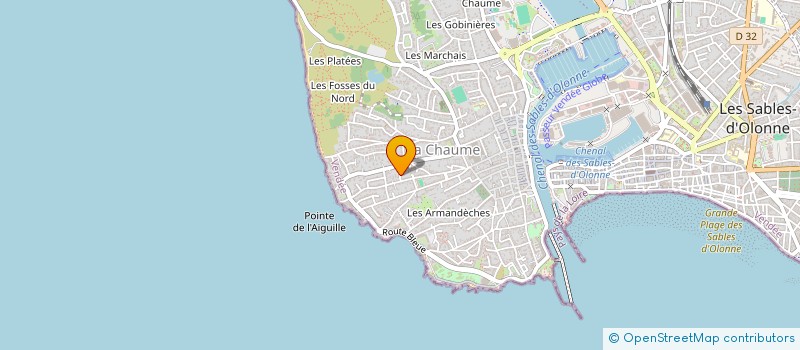 localisation de l'entreprise SCI PERO à LES SABLES D'OLONNE