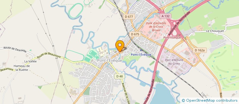 localisation de l'entreprise SCI PEROCHON  PONT L'EVEQUE