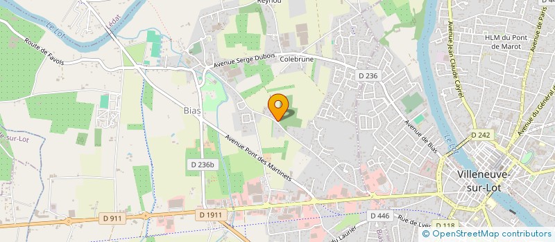 localisation de l'entreprise SCI PEROLAK  BIAS