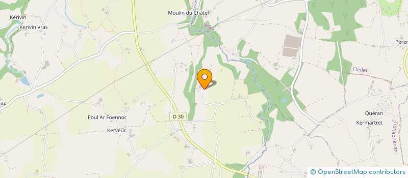 localisation de l'entreprise SCI PERON  PLOUNEVEZ-LOCHRIST