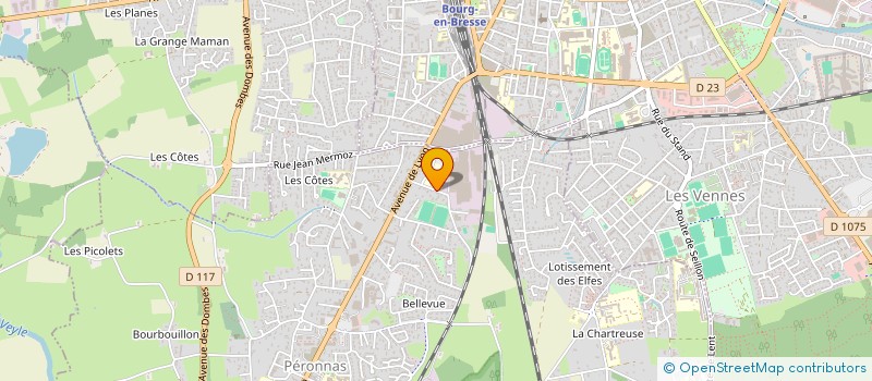 localisation de l'entreprise SCI PERONNAS à PERONNAS