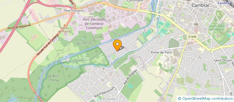 localisation de l'entreprise SCI PERONNE 1 à PROVILLE