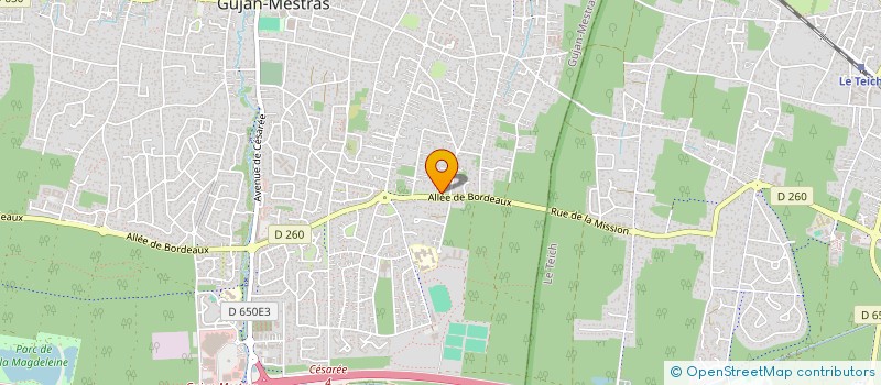 localisation de l'entreprise SCI PEROU  GUJAN-MESTRAS