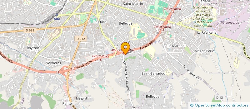 localisation de l'entreprise SCI PEROU  ALBI