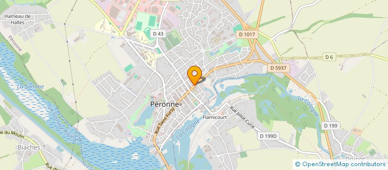 localisation de l'entreprise SCI PEROUX à PERONNE