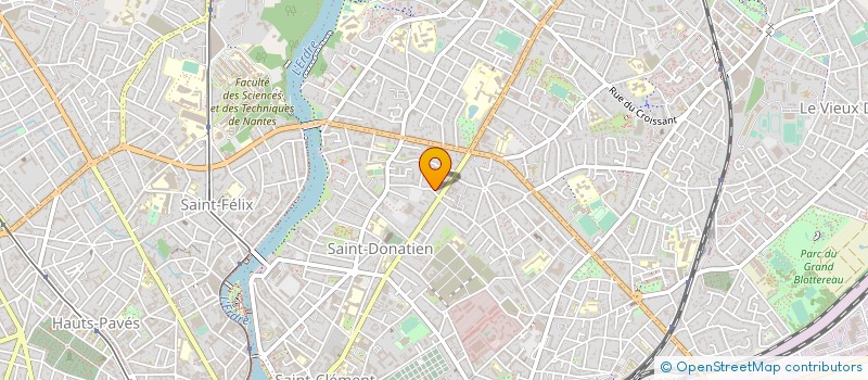 localisation de l'entreprise SCI PEROZ-FROZ à NANTES