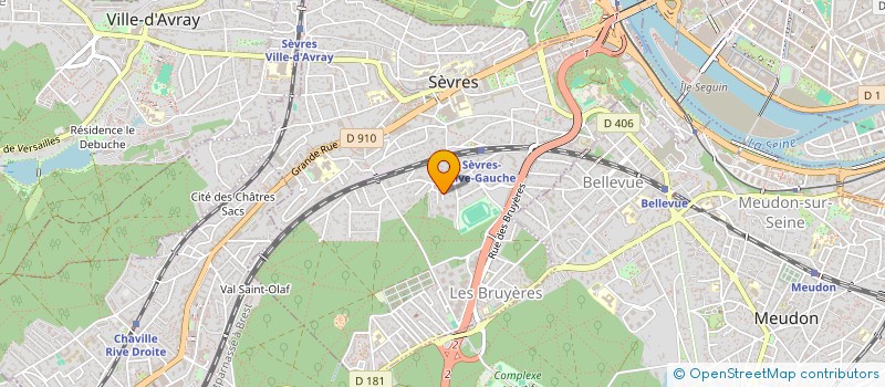 localisation de l'entreprise SCI PERPETUE à SEVRES