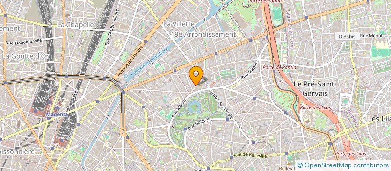 localisation de l'entreprise SCI PERPINVEST  PARIS