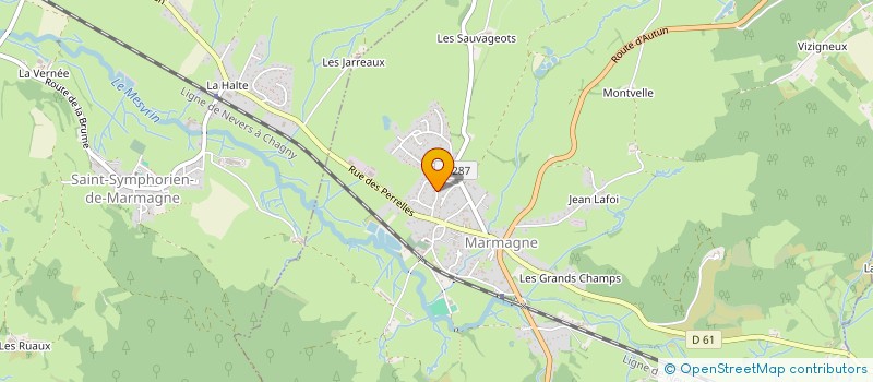 localisation de l'entreprise SCI PERRA à MARMAGNE