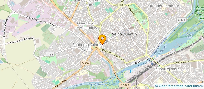 localisation de l'entreprise SCI PERRACHE 02 à SAINT-QUENTIN