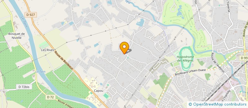 localisation de l'entreprise SCI PERRAMALRIC  MONTAUBAN