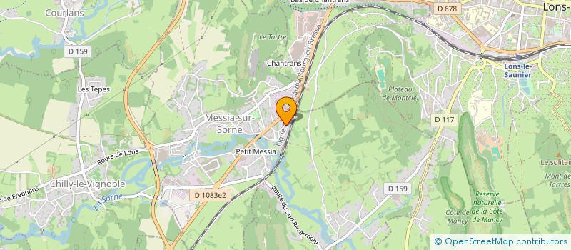 localisation de l'entreprise SCI PERRAUD AM2  MESSIA-SUR-SORNE