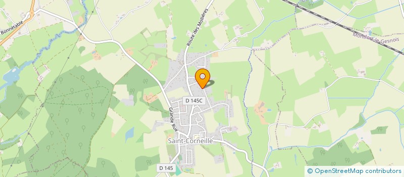 localisation de l'entreprise SCI PERRAUDIN  SAINT-CORNEILLE