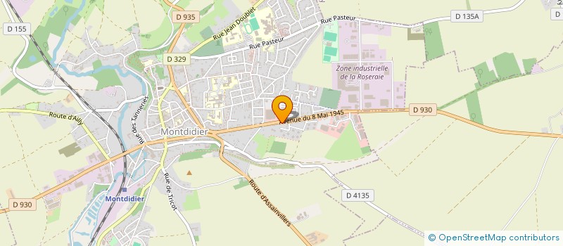 localisation de l'entreprise SCI PERRAULT ET ZENG MARAIS IMMOBILIER  MONTDIDIER