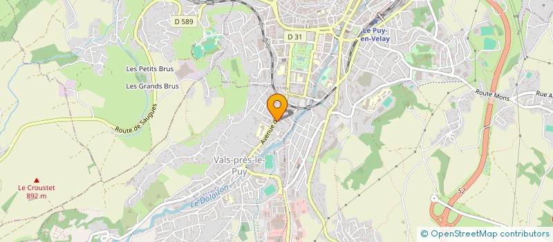 localisation de l'entreprise SCI PERRAZI  VALS-PRES-LE-PUY