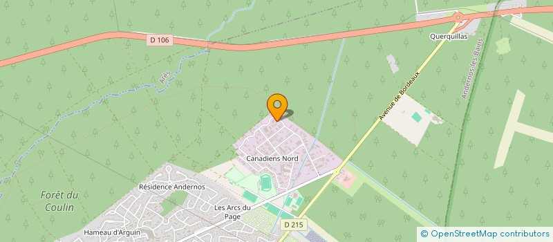 localisation de l'entreprise SCI PERREAUD  ANDERNOS-LES-BAINS