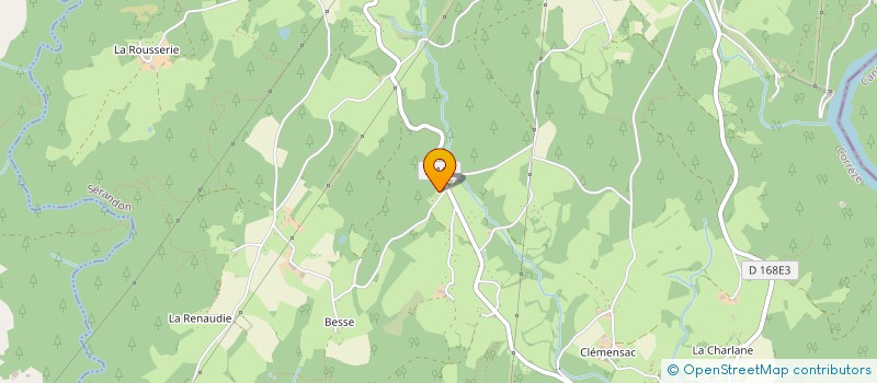 localisation de l'entreprise SCI PERREL  NEUVIC