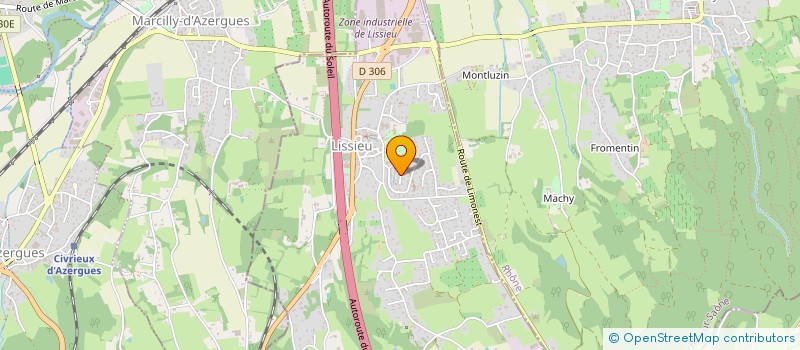 localisation de l'entreprise SCI PERRET  LISSIEU