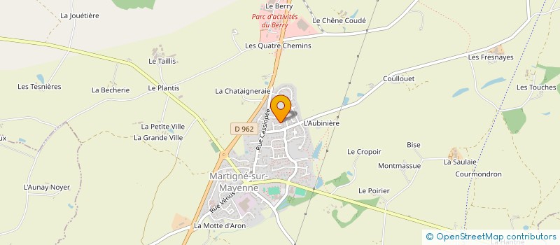 localisation de l'entreprise SCI PERRET FILS  MARTIGNE-SUR-MAYENNE