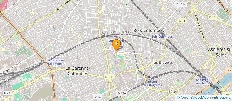 localisation de l'entreprise SCI PERRET FILS à BOIS-COLOMBES