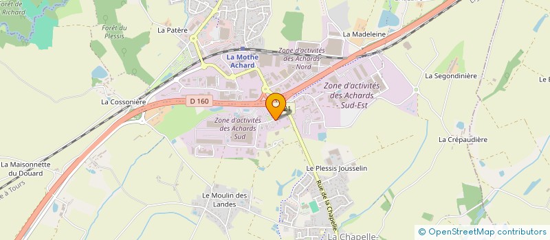 localisation de l'entreprise SCI PERRET-GUERRY à BREM-SUR-MER