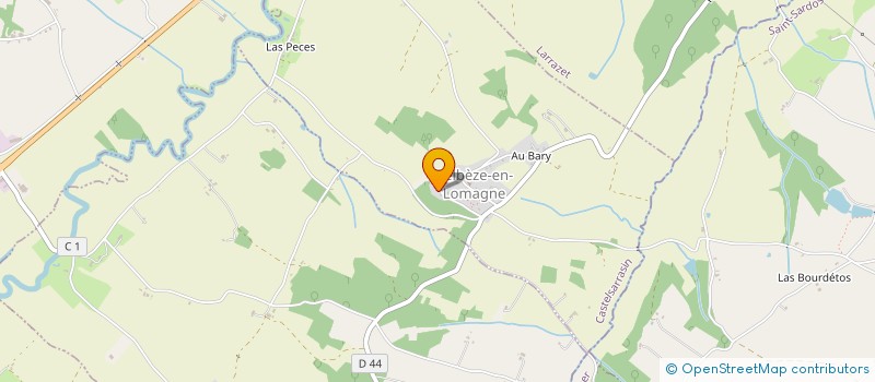localisation de l'entreprise SCI PERRET LOMAGNE DEVELOPPEMENT  BELBEZE-EN-LOMAGNE
