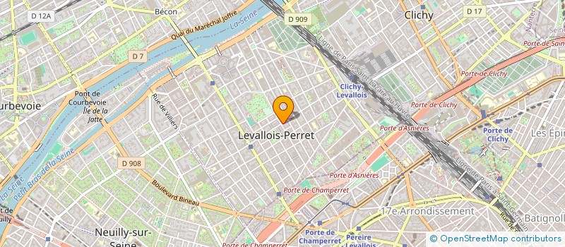 localisation de l'entreprise SCI PERRET VOLTAIRE à LEVALLOIS-PERRET