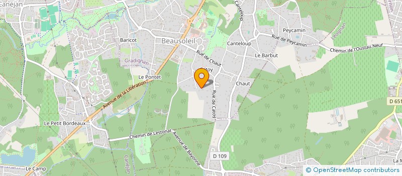 localisation de l'entreprise SCI PERRIAT FAMILY  GRADIGNAN